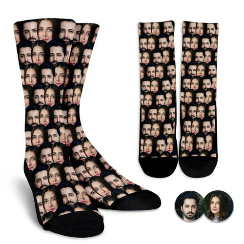 Couple Face Socks