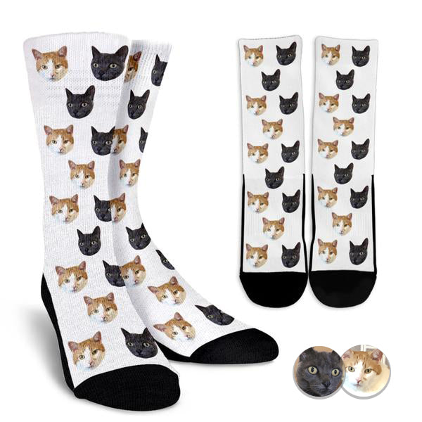 Multi-Pet Photo Socks