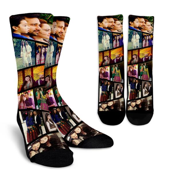 Photo Collage Socks (ZigZag)